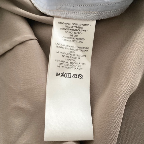 Maeve by Anthropologie Champagne Satin Jogger Pants - Picture 12 of 13